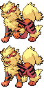Arcanine game sprite