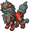 Arcanine   Hisui game sprite