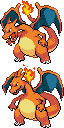 Charizard game sprite