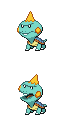 Chewtle game sprite