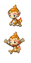 Chimchar game sprite