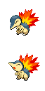 Cyndaquil game sprite