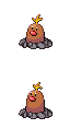 Diglett   Alola game sprite