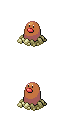 Diglett game sprite
