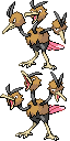 Dodrio game sprite