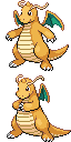 Dragonite game sprite