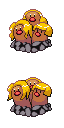 Dugtrio   Alola game sprite