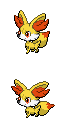 Fennekin game sprite