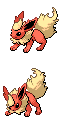 Flareon game sprite