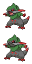 Fraxure game sprite