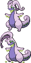 Goodra game sprite