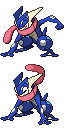 Greninja game sprite