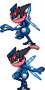 Greninja   Ash game sprite