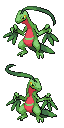 Grovyle game sprite