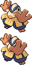 Hariyama game sprite