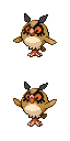 Hoothoot game sprite