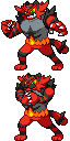 Incineroar game sprite