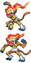Infernape game sprite