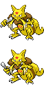 Kadabra game sprite