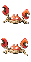 Krabby game sprite