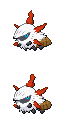 Larvesta game sprite