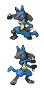Lucario game sprite
