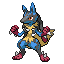 Mega Lucario game sprite