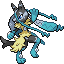 Lucario   Mega   Z game sprite