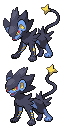 Luxray game sprite