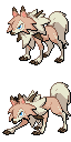 Lycanroc game sprite