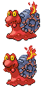 Magcargo game sprite