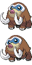 Mamoswine game sprite
