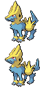 Manectric game sprite