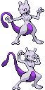 Mewtwo game sprite