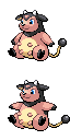 Miltank game sprite