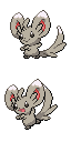 Minccino game sprite
