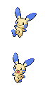 Minun game sprite