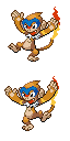Monferno game sprite