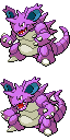 Nidoking game sprite