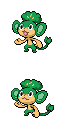 Pansage game sprite