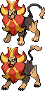 Pyroar game sprite