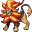 Mega Pyroar game sprite