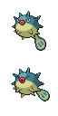 Qwilfish game sprite
