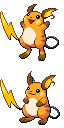 Raichu game sprite