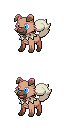 Rockruff game sprite