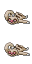 Slakoth game sprite