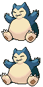 Snorlax game sprite
