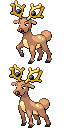 Stantler game sprite