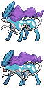 Suicune game sprite