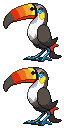 Toucannon game sprite
